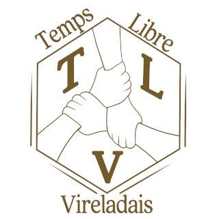 logo association Temps libre vireladais avec des personnes reconstituant un puzzle ensemble, association autour du partage à Virelade