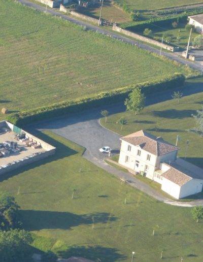 Vue aérienne de Virelade, Gironde, Nouvelle Aquitaine