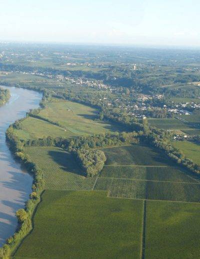 Vue aérienne de Virelade, Gironde, Nouvelle Aquitaine