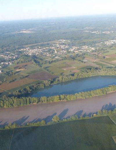 Vue aérienne de Virelade, Gironde, Nouvelle Aquitaine