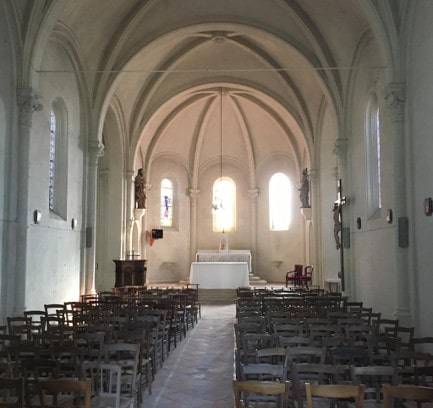 Photo Nef Eglise Notre Dame, Virelade