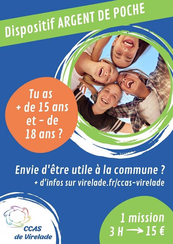 Affiche Dispositif Argent de Poche - Virelade