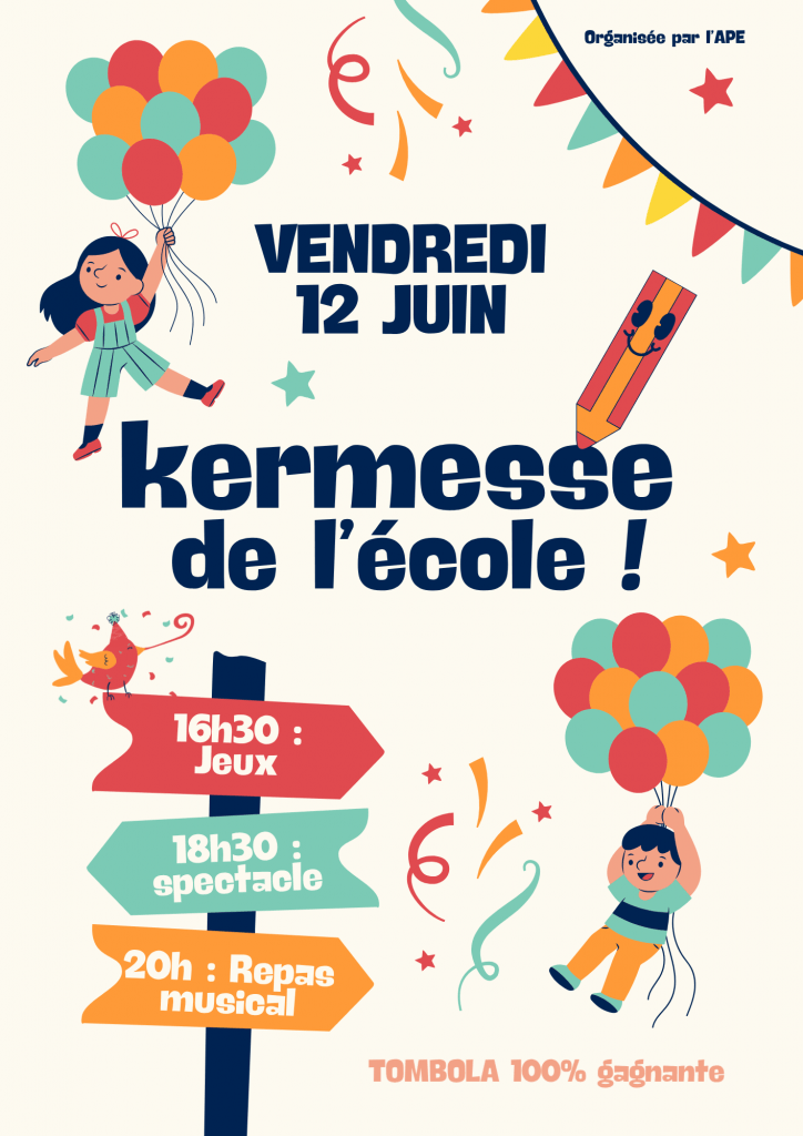 Evenement Kermesse de l'école Rosa Bonheur de Virelade - Associations des parents d'élèves