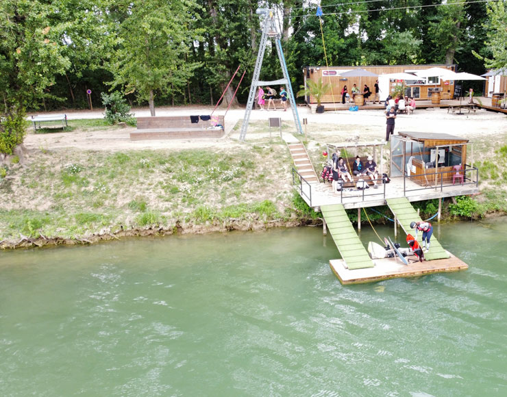 Photo OSMOSIA WAKEPARK - Ecole de Wakeboard - Entreprise à Virelade