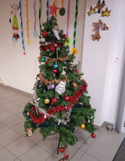 Photo Sapin décoré par les enfants de Virelade