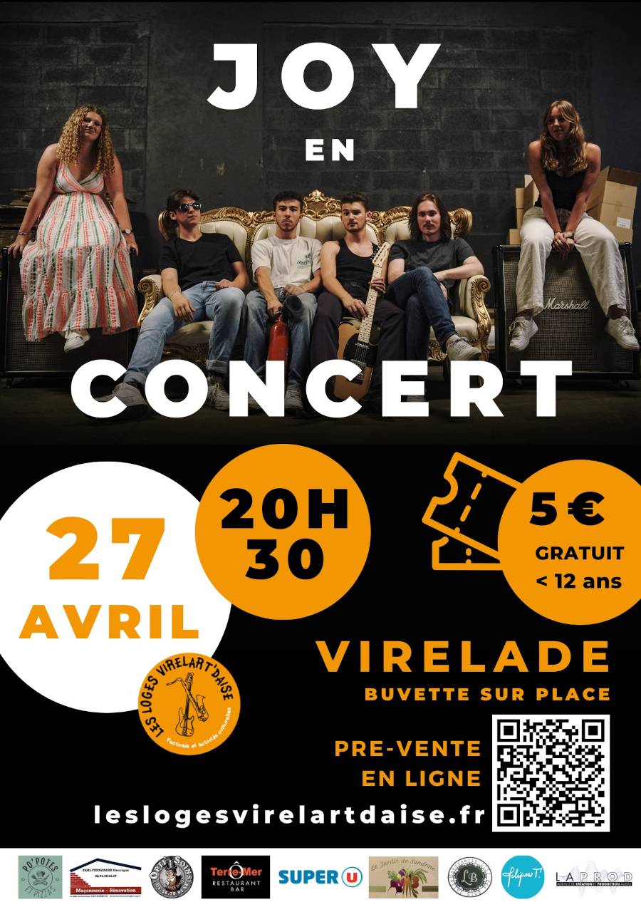 Photo Affiche Concert JOY à Virelade - Les Loges Virelart'daise