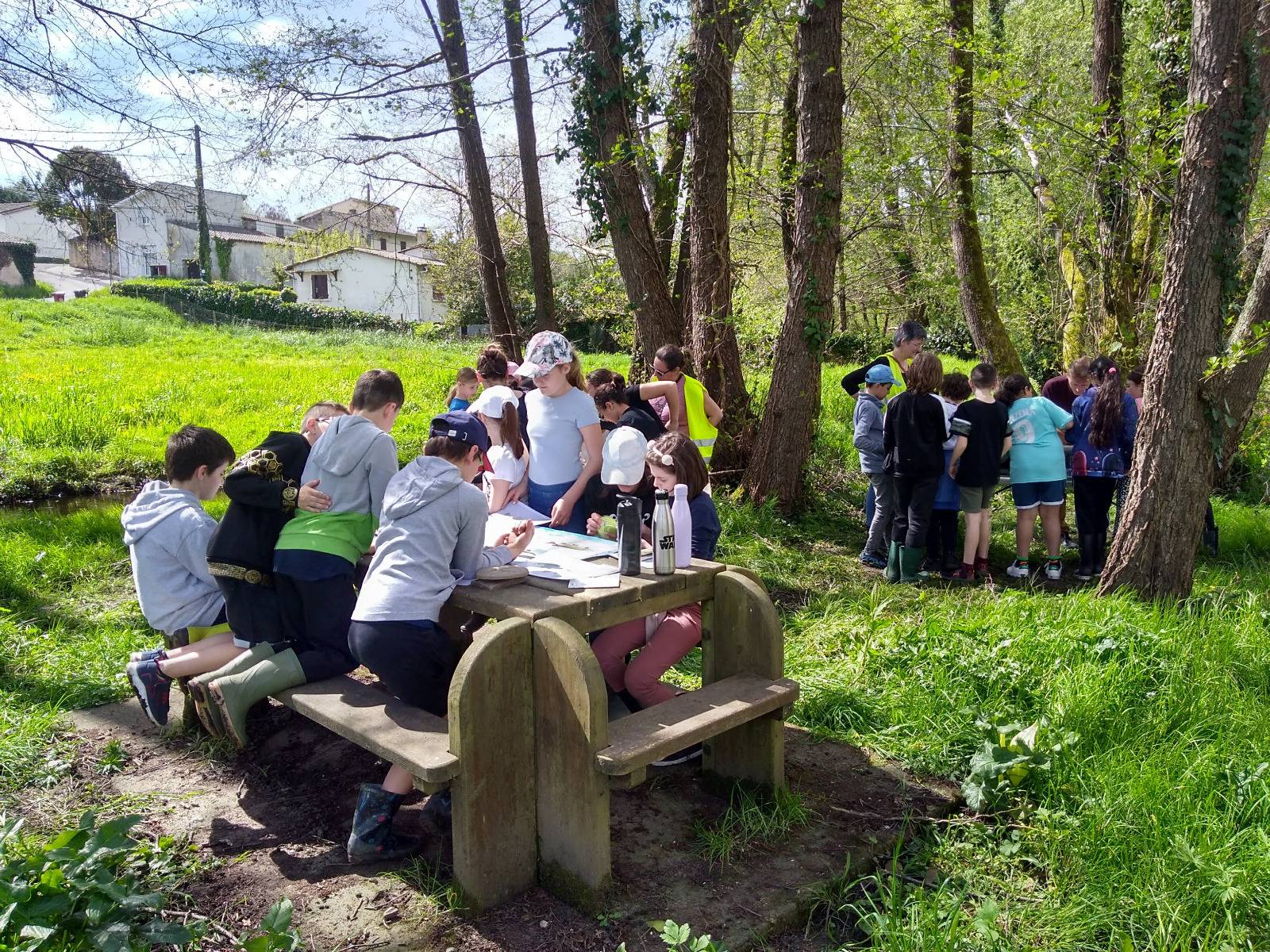 Photo 27 - Sortie Barbouse de l'école de Virelade