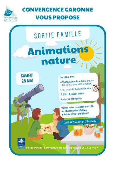 Illustration Actualité Sortie Famille de la CDC Convergence Garonne - Virelade