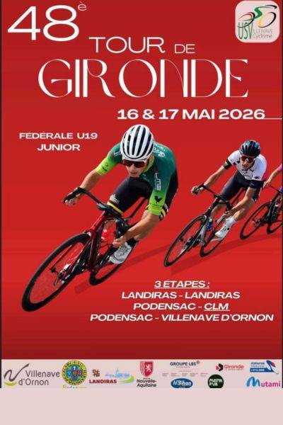 Affiche 48ème Tour de la Gironde - Podensac
