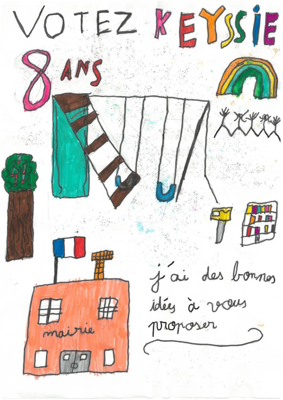 Photo Affiche Keyssie Desmaries candidate au CMJ de Virelade