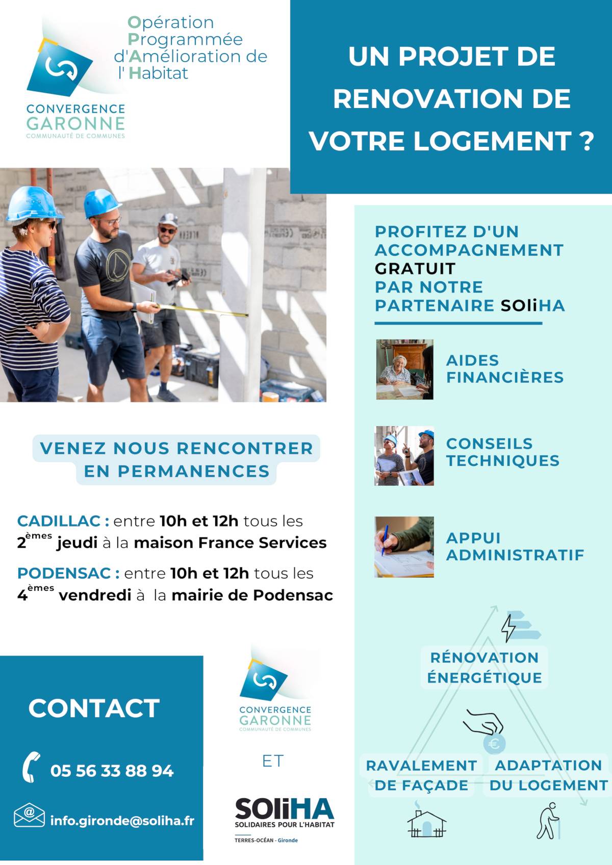 Soliha CDC Convergence Garonne Affiche Actu Soliha CDC Convergence Garonne