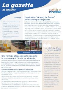 Gazette de la commune de Virelade - N° 15 Octobre 2026 Aperçu Gazette de Virelade - N° 15 Octobre 2026